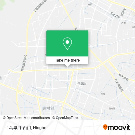 半岛华府-西门 map