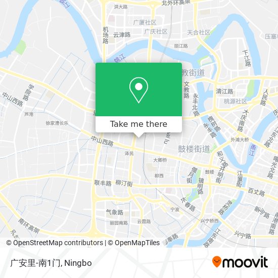 广安里-南1门 map
