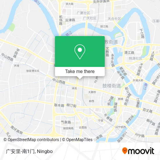 广安里-南1门 map