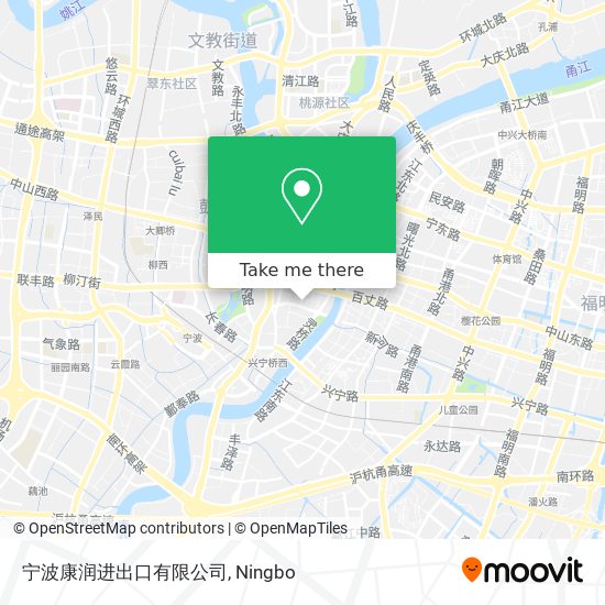 宁波康润进出口有限公司 map