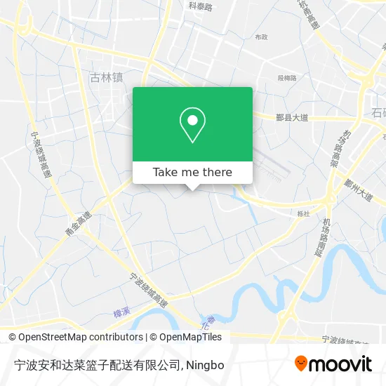 宁波安和达菜篮子配送有限公司 map