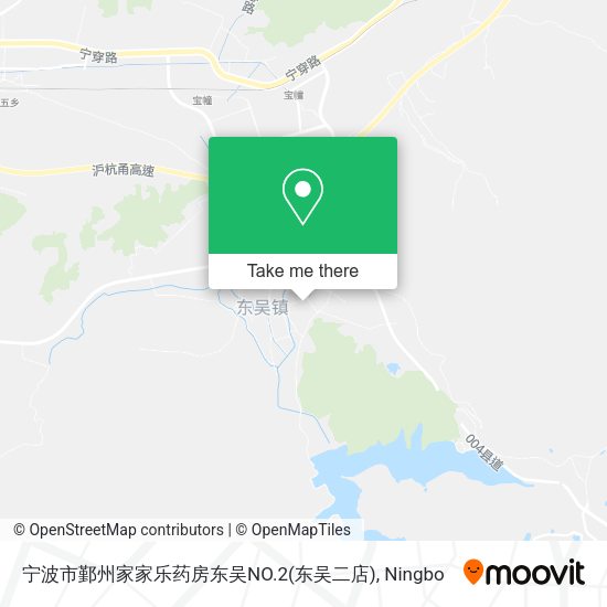 宁波市鄞州家家乐药房东吴NO.2(东吴二店) map