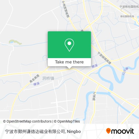 宁波市鄞州谦德达磁业有限公司 map