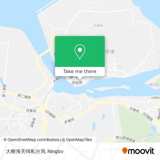 大榭海关缉私分局 map