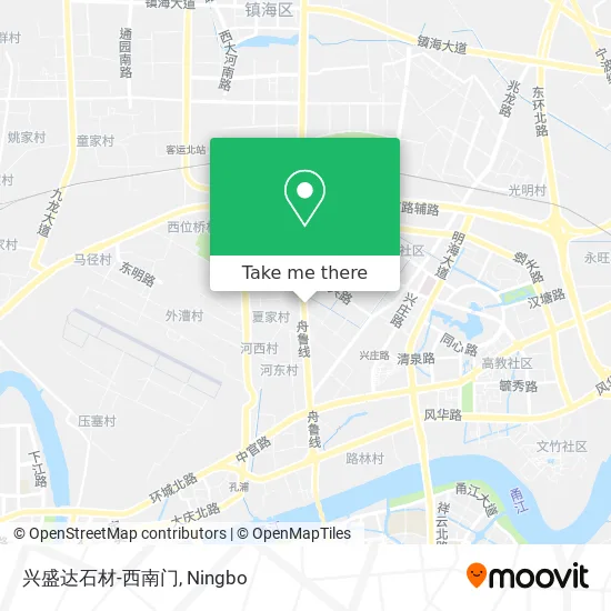 兴盛达石材-西南门 map