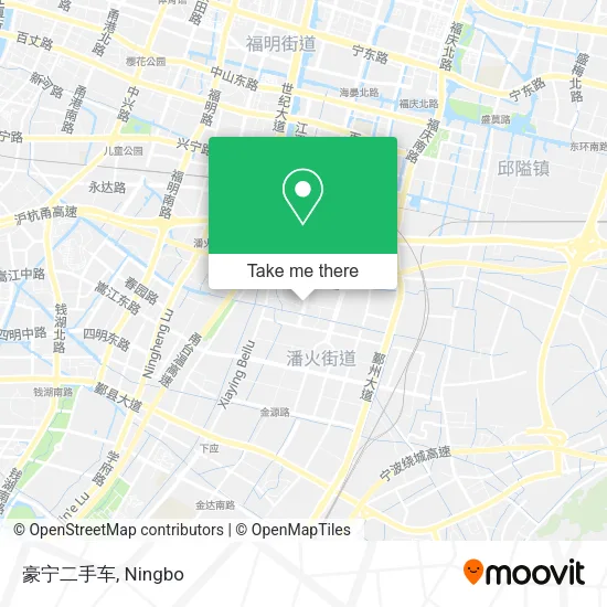 豪宁二手车 map
