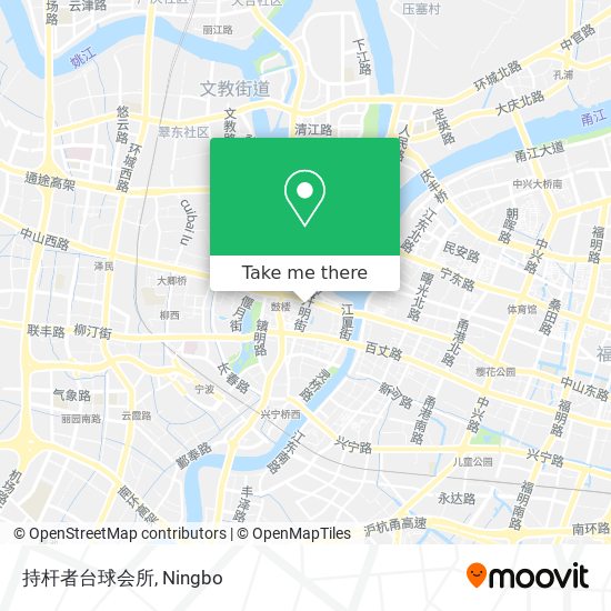 持杆者台球会所 map