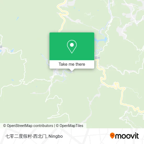 七零二度假村-西北门 map
