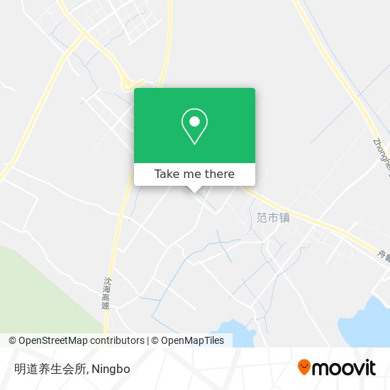 明道养生会所 map