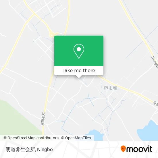 明道养生会所 map