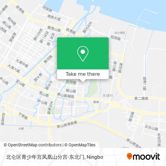 北仑区青少年宫凤凰山分宫-东北门 map