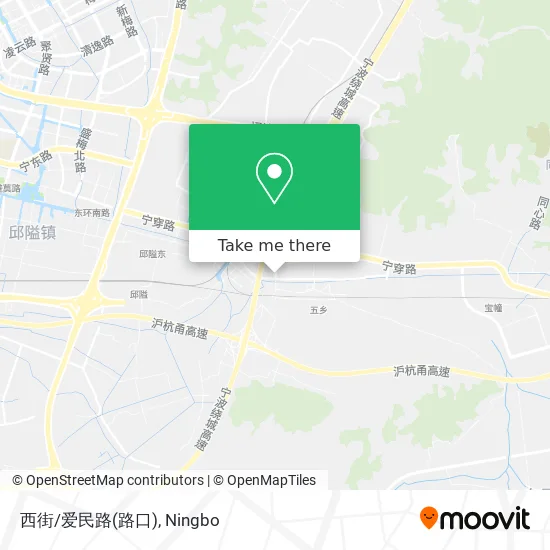 西街/爱民路(路口) map
