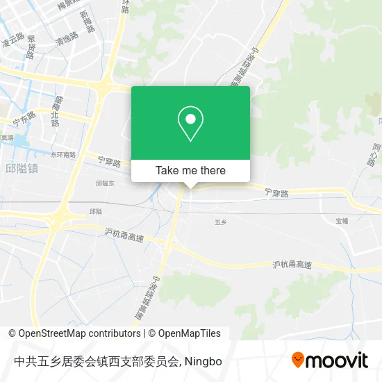 中共五乡居委会镇西支部委员会 map