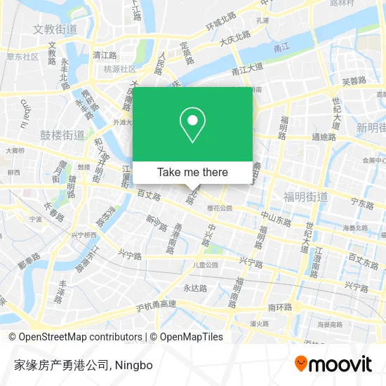 家缘房产勇港公司 map