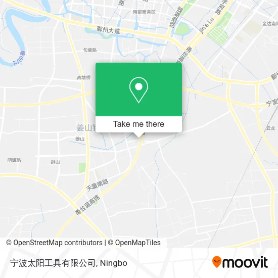 宁波太阳工具有限公司 map