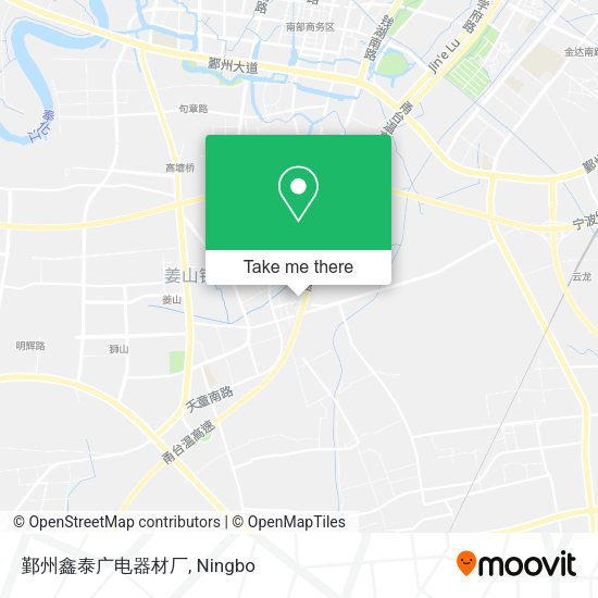 鄞州鑫泰广电器材厂 map