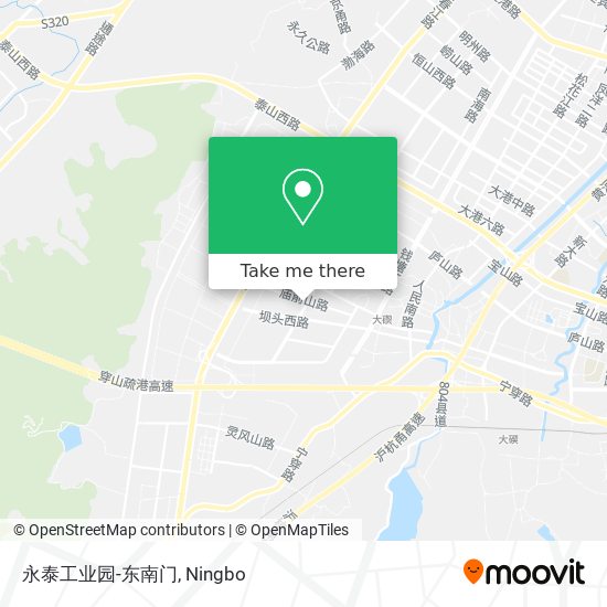 永泰工业园-东南门 map
