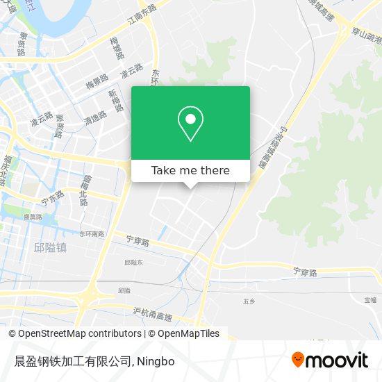 晨盈钢铁加工有限公司 map