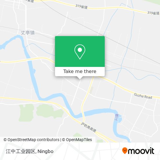 江中工业园区 map