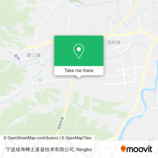 宁波雄海稀土速凝技术有限公司 map