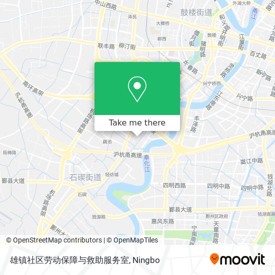 雄镇社区劳动保障与救助服务室 map