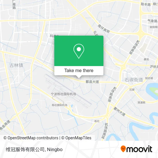 维冠服饰有限公司 map