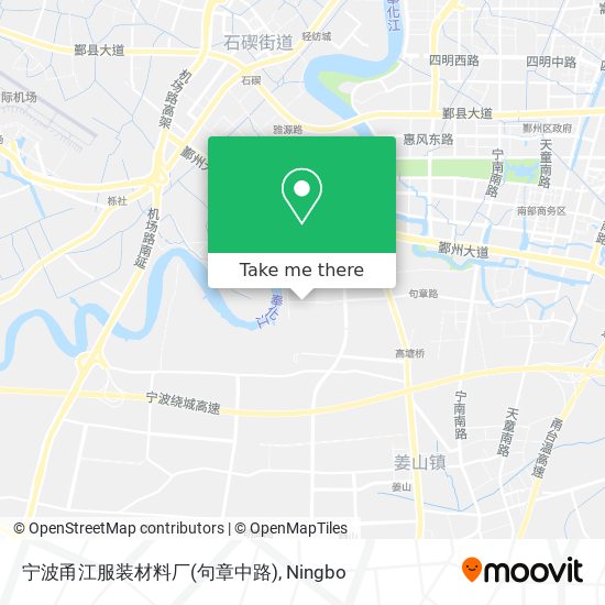 宁波甬江服装材料厂(句章中路) map