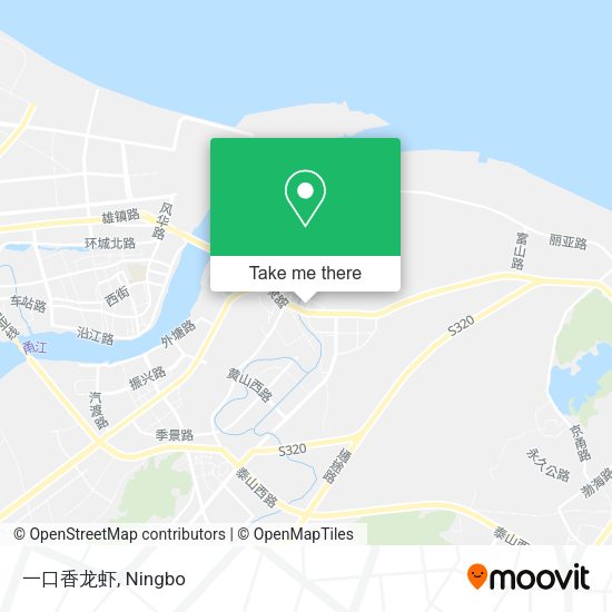 一口香龙虾 map
