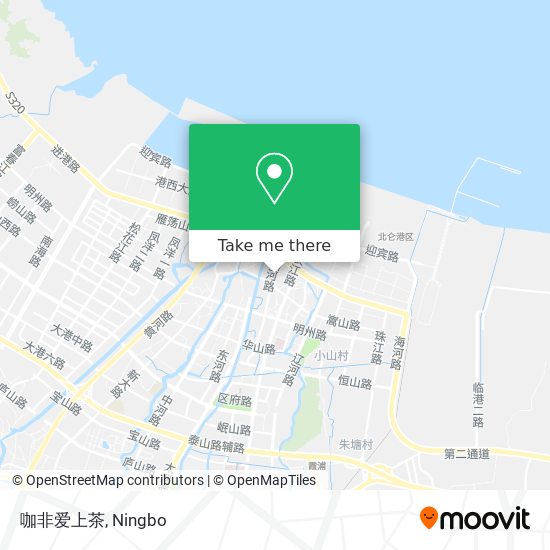 咖非爱上茶 map