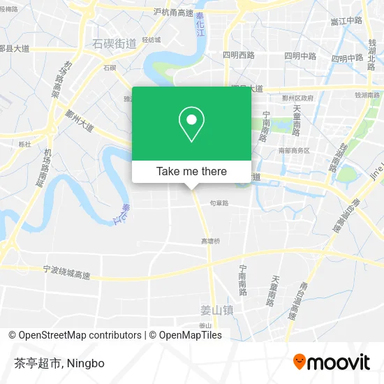 茶亭超市 map