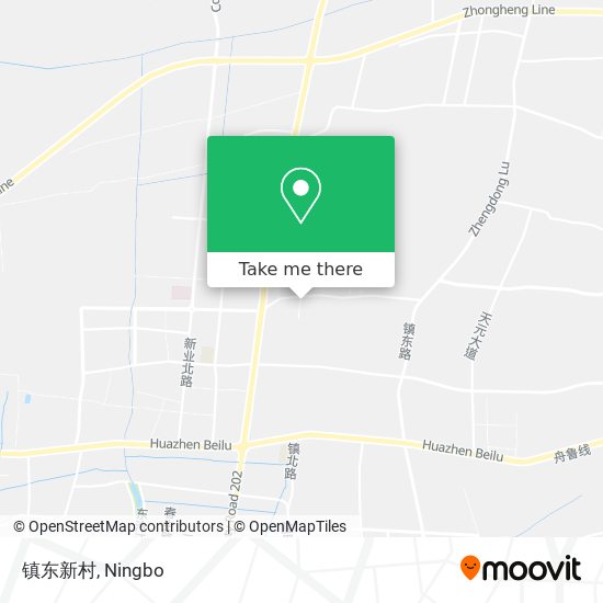 镇东新村 map