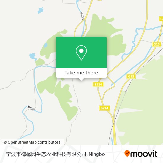 宁波市德馨园生态农业科技有限公司 map