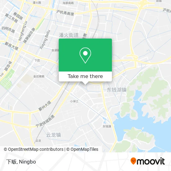 下畈 map