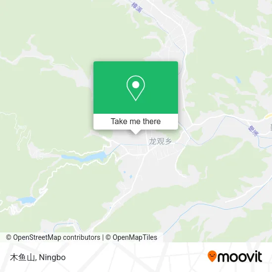 木鱼山 map