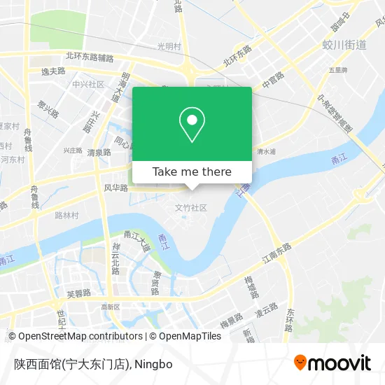 陕西面馆(宁大东门店) map