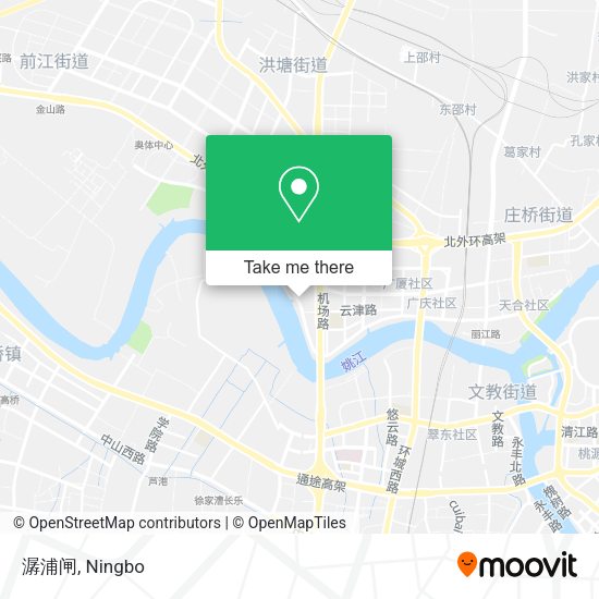 潺浦闸 map