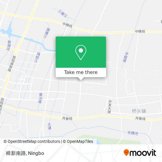 樟新南路 map