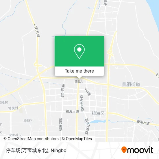 停车场(万宝城东北) map