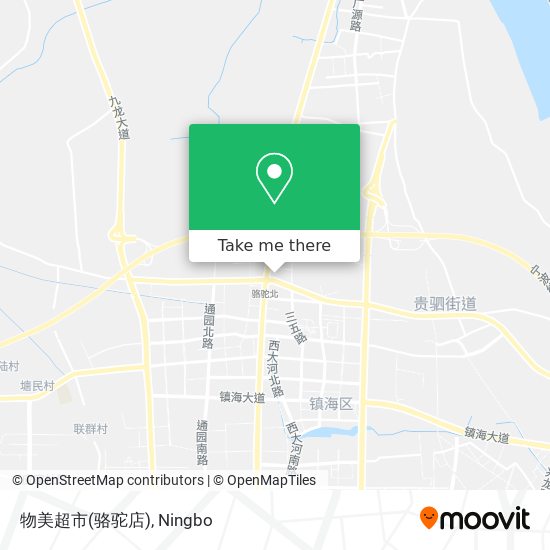 物美超市(骆驼店) map