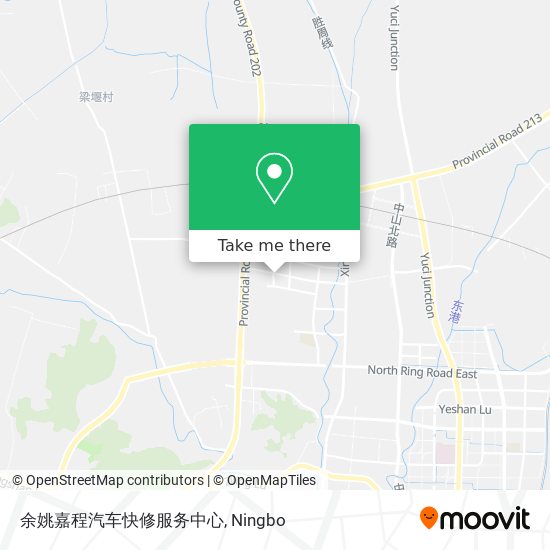 余姚嘉程汽车快修服务中心 map