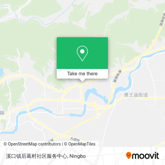 溪口镇后葛村社区服务中心 map
