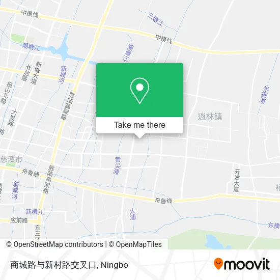 商城路与新村路交叉口 map