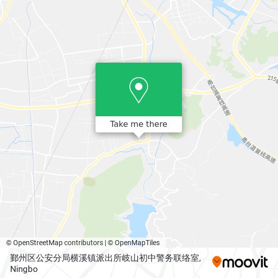 鄞州区公安分局横溪镇派出所岐山初中警务联络室 map