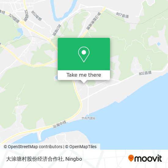 大涂塘村股份经济合作社 map
