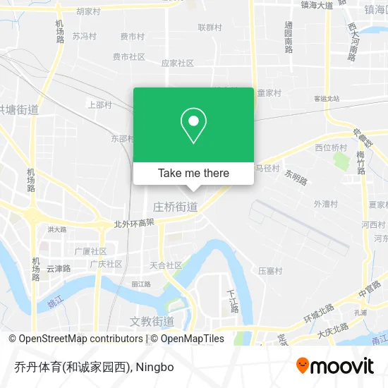 乔丹体育(和诚家园西) map