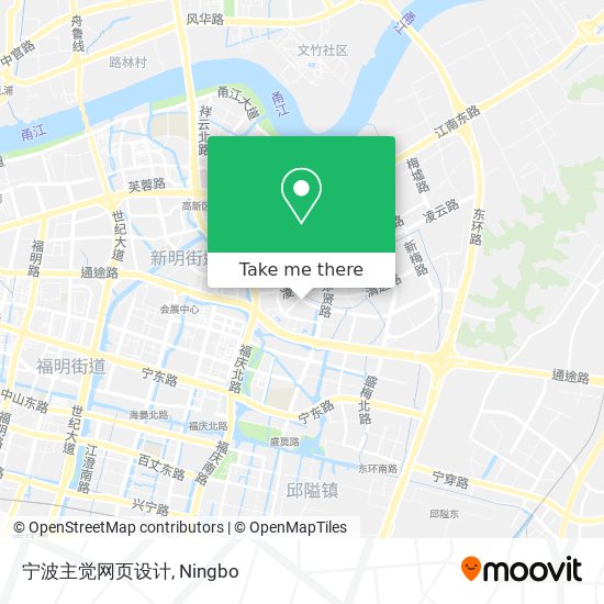 宁波主觉网页设计 map