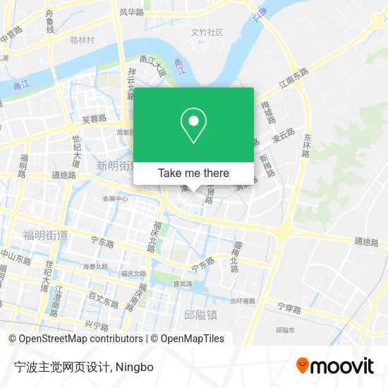 宁波主觉网页设计 map
