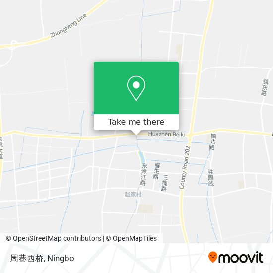 周巷西桥 map