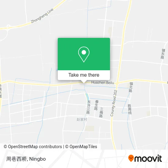 周巷西桥 map