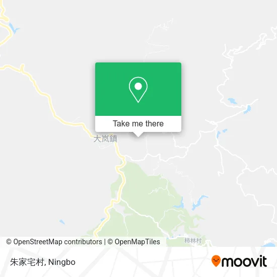 朱家宅村 map